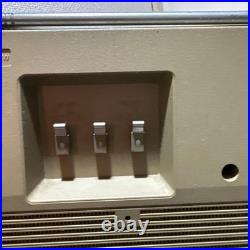 National RX-5600 Vintage Boombox Cassette Radio Silver Retro For Parts Junk