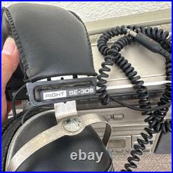 National RX-5600 Vintage Boombox Cassette Radio Silver Retro For Parts Junk