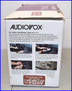 New! Vtg AUDIOVOX #TP-700 AM/FM RADIO CAR STEREO CASSETTE PLAYER with SPEAKERS