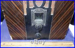 Nice Vintage Crosley Model 5M3 Tombstone Radio For Parts Or Repair