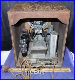 Nice Vintage Crosley Model 5M3 Tombstone Radio For Parts Or Repair