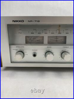 Nikko NR-719 Vintage AM/FM Stereo Receiver Parts or Repair