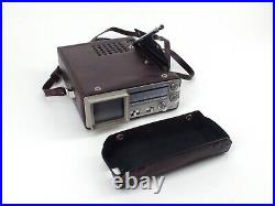 Nippon FS-714 Vintage Portable TV Radio With Case, Japan For Parts Or Repair
