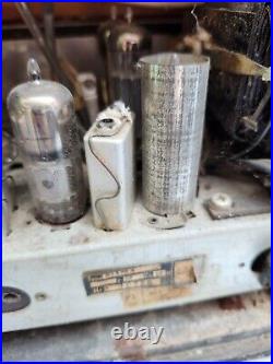 Norelco Tube Radio Made In Holland B5X98A For Parts