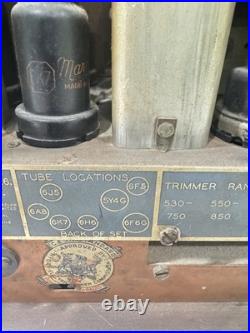 Northern Electric 740A Microphonic Wood Tube Radio 1938 Restoration Project