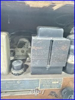 Northern Electric 740A Microphonic Wood Tube Radio 1938 Restoration Project