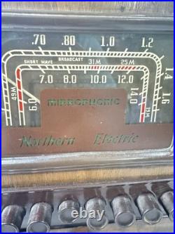 Northern Electric 740A Microphonic Wood Tube Radio 1938 Restoration Project