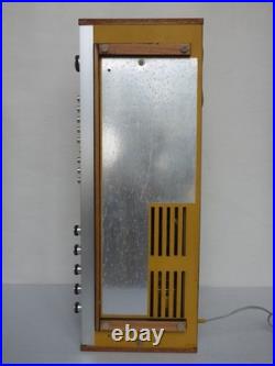 Old Radio With 2 Old Speakers DDR Rema Arietta Stollberg For Parts Defekt