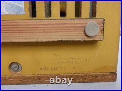 Old Radio With 2 Old Speakers DDR Rema Arietta Stollberg For Parts Defekt