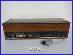 Old Radio With 2 Old Speakers DDR Rema Arietta Stollberg For Parts Defekt