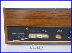 Old Radio With 2 Old Speakers DDR Rema Arietta Stollberg For Parts Defekt
