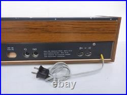Old Radio With 2 Old Speakers DDR Rema Arietta Stollberg For Parts Defekt