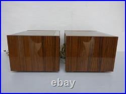 Old Radio With 2 Old Speakers DDR Rema Arietta Stollberg For Parts Defekt