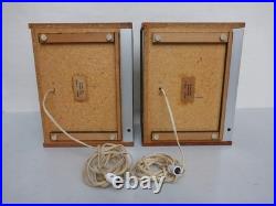 Old Radio With 2 Old Speakers DDR Rema Arietta Stollberg For Parts Defekt