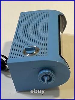Orbit Blue Panasonic Model RC-1103 Flip Clock Solid State AM Radio For Parts