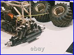 Original Kyosho USA 1 Nitro Crusher Vintage RC Monster Truck FOR PARTS OR REPAIR