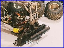 Original Kyosho USA 1 Nitro Crusher Vintage RC Monster Truck FOR PARTS OR REPAIR