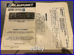 Original Vintage Blaupunkt Lexington SQR46 Stereo Cassette Radio with Manual- RARE