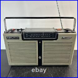 PANASONIC SPACER FM AM RADIO STEREO 8 TRACK PLAYER RF-7100 Parts Repair Vintage