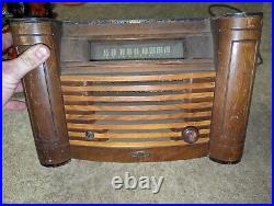 PARTS REPAIR UNIT Vintage Antique Air King Radio Wooden Tube Am USA