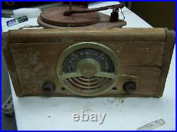 PARTS Vintage 1940s Zenith Cobra D130857 6EO2 Turntable Tube Radio cobramatic