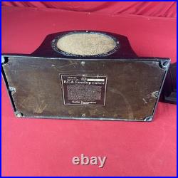 Pair RCA (100-A) Loud Speakers Tube Radio Speakers For PARTS/REPAIR