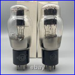 Pair of RCA 843 Vacuum Tubes, Tested and Used, Vintage Audio Parts, Radio