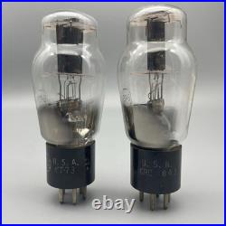 Pair of RCA 843 Vacuum Tubes, Tested and Used, Vintage Audio Parts, Radio