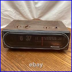 Panasonic RC-6015 Flip Clock Back To The Future Parts Or Repair AS-IS