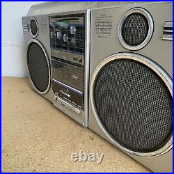 Panasonic RX-5050 Radio Cassette Stereo Boombox 80s Vintage For Parts Or Repair