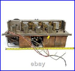 Parts Only Chassis Vintage Federal Radio Corp Ortho-Sonic Type E Copper Boxes