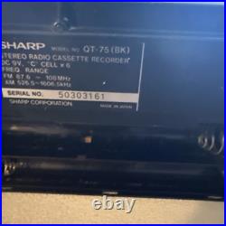 Parts Only. Sharp QT-75. Stereo. Radio. Cassette. Vintage. QT-75