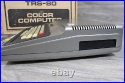 Parts Vintage TRS-80 Color Computer With Box Radio Shack Tandy