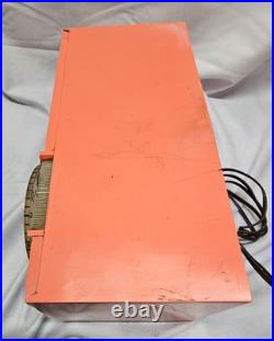Philco 1950's Salmon Pink Model F815-126 AM Tube Radio -Rare- PARTS/REPAIR ONLY