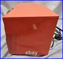 Philco 1950's Salmon Pink Model F815-126 AM Tube Radio -Rare- PARTS/REPAIR ONLY