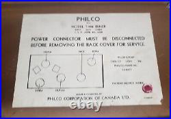 Philco High Fidelity Tuner Vintage Model T-101 For Parts Or Restoration