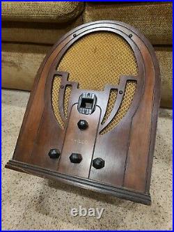 Philco Model 38 Table Top Tube Radio Stereo Parts vintage antique 17 S1