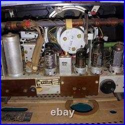 Philips BX230U Vintage Vacuum Tube Radio For Parts 1953-1954