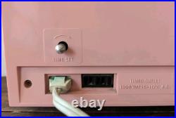Pink Emerson Lifetimer III 1962 Alarm Clock/ AM Radio Model G1706 Parts/Restore