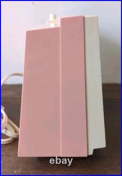 Pink Emerson Lifetimer III 1962 Alarm Clock/ AM Radio Model G1706 Parts/Restore