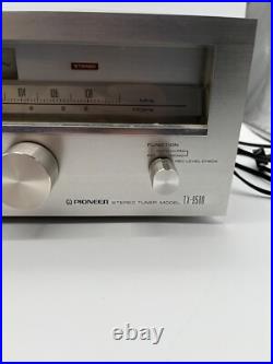 Pioneer TX-9500 Vintage Stereo Tuner AM/FM Radio AS IS for Parts or Repair