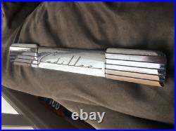 RARE 1941 Cadillac Chrome Radio Blocker Plate ORIGINAL PARTS VINTAGE