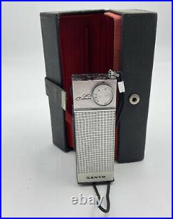 RARE 1964 Sanyo CADNICA TRANSISTOR RADIO 7C-307- 1ST NI-CAD RECHARGEABLE! Parts