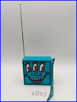 RARE Keith Haring am fm RADIO. Vintage 1985. POP SHOP Three eyed. As is parts