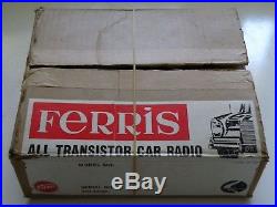 RARE MINT-IN-BOX 1960s VINTAGE FERRIS M182 CAR RADIO HOLDEN FORD FALCON VALIANT