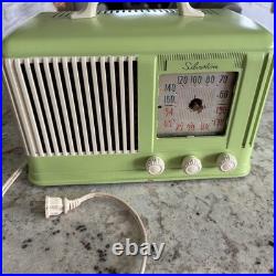 RARE VTG 1947 Silvertone AM Tube Radio Model 6016 PARTS/REPAIR