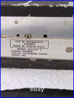 RARE Vintage Courier Galaxy V CB Radio Untested Parts Repairs
