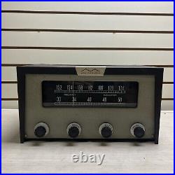 RARE Vintage Monitoradio Tube Radio POWERS ON PARTS