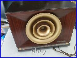 RARE Vintage RCA Victor Bakelite Golden Ring Table Top Tube Radio PARTS ONLY
