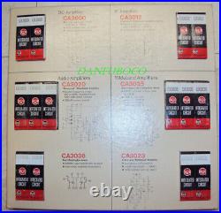 RCA CA30XXA type Integrated Circuit KITS, 2 kits + Data sheets, 26 parts 1960's